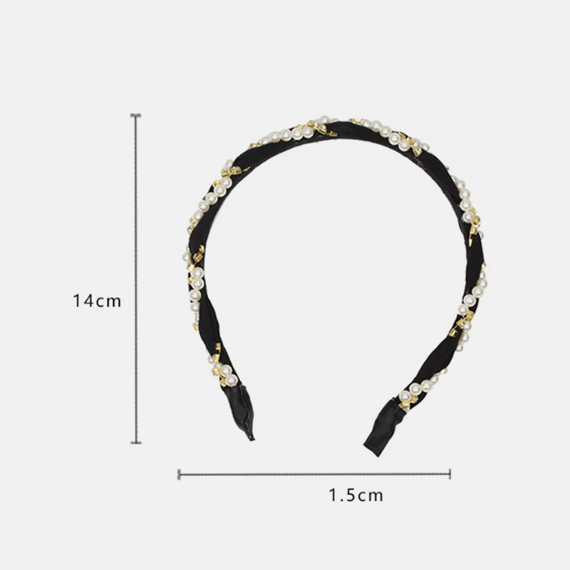 

100% Brand New and High Quality Pearl Crystal Head Wear Hoop Headband Hairband Hair Band Accessories Girls Women cute Hairband
