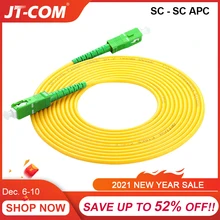 SC SC Singlemode Fiber Optic Patch Cable SC APC SM 2.0mm 3.0mm 9/125um FTTH Fiber Patch Cord Optical Fiber Jumper 3m 5m 10m 30m