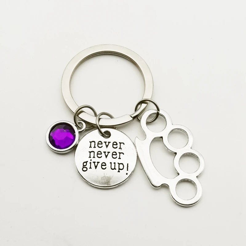 Новинка креативный девять цветов акриловый камень тигр брелок никогда не