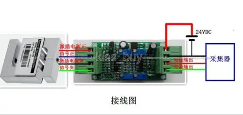 0-5V 0-10V 4-20 mA Load Cell Sensor Transmitter Signal Amplifier Module Current voltage transmitter 15V-24V DC f/ meter | Инструменты