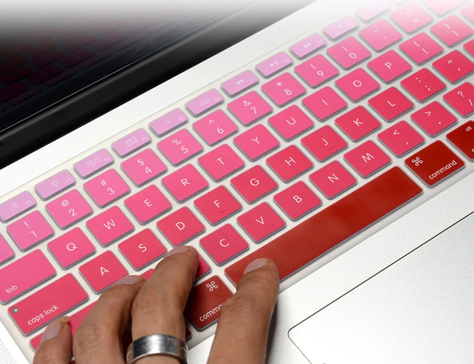 Силиконовый чехол для клавиатуры для ноутбука США для MacBook Air retina Pro 13 15 17 дюйм чехол для клавиатуры наклейка клавиатуры A1369 A1466 A1502