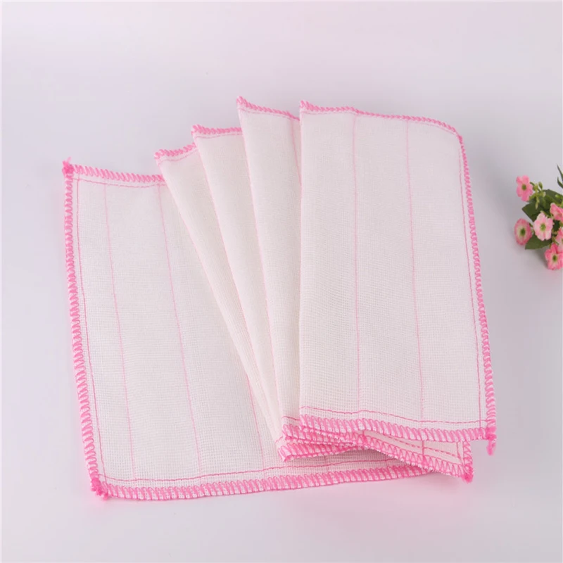 

5Pcs/lot 30 x 30 cm Kitchen Bowl Wipping Cloth Dishcloth Bamboo Fiber Hand Washing Cleaning Cloth Kitchen Cleaning Cloth