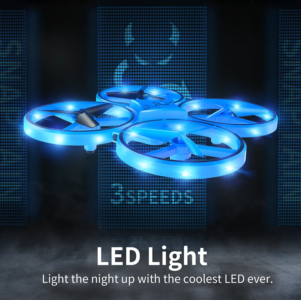 Мини-дрон SNAPTAIN SP300, управляемый руками, с длительным временем полета, легкая игрушка для детей, подарок на Рождество.