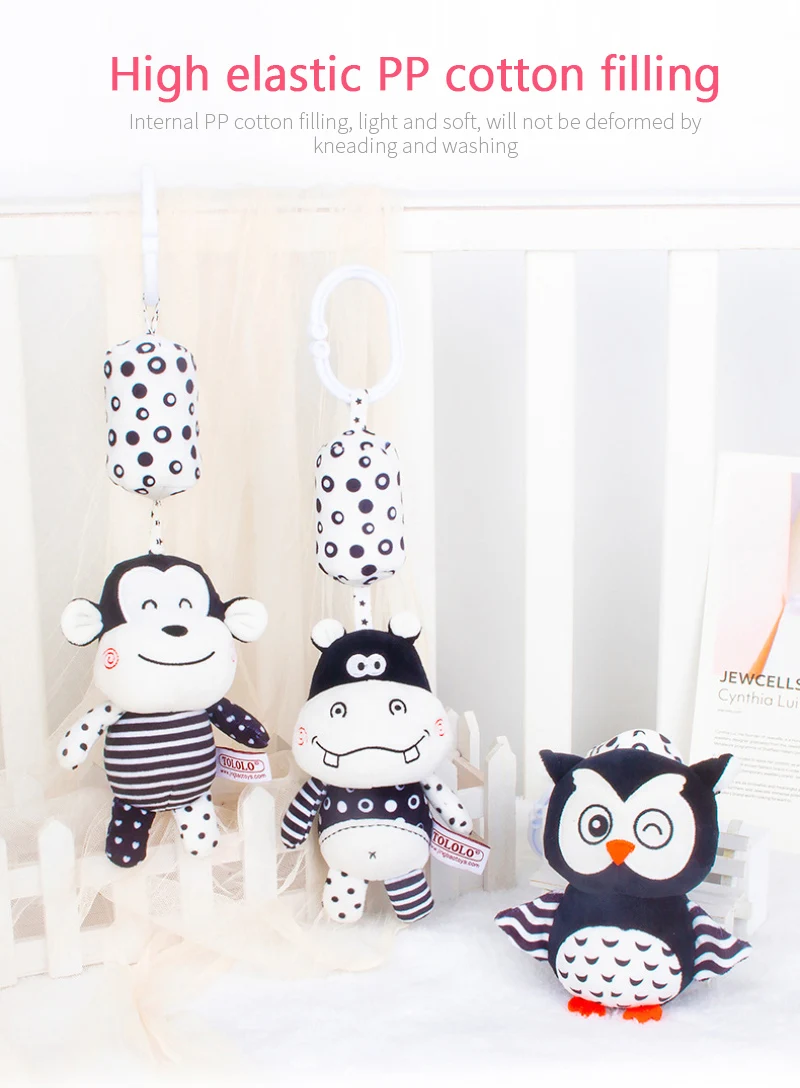 

Baby Rattle Stroller Toy Musical Mobile Baby Toys Cute Learning Edccation Cartoon Star For Infant Strollers Crib Hanging