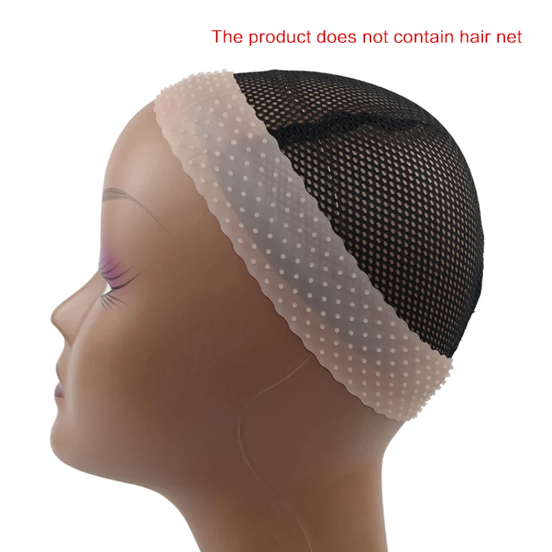 Прозрачная силиконовая повязка на голову не скользит унисекс в форме капли