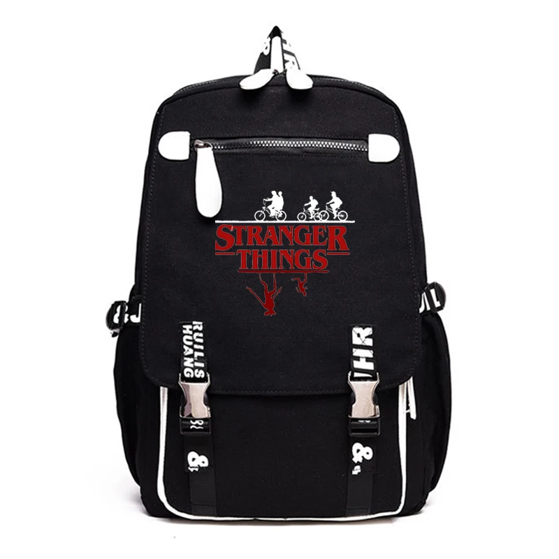 Рюкзак Mochila Stranger Things для ноутбука большой черный рюкзак мужчин школьные сумки