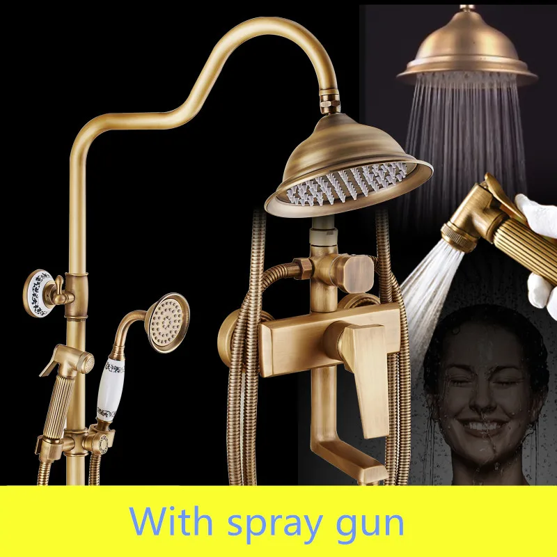 Душевая система настенный смеситель для душа ванной комнаты с высоким давлением