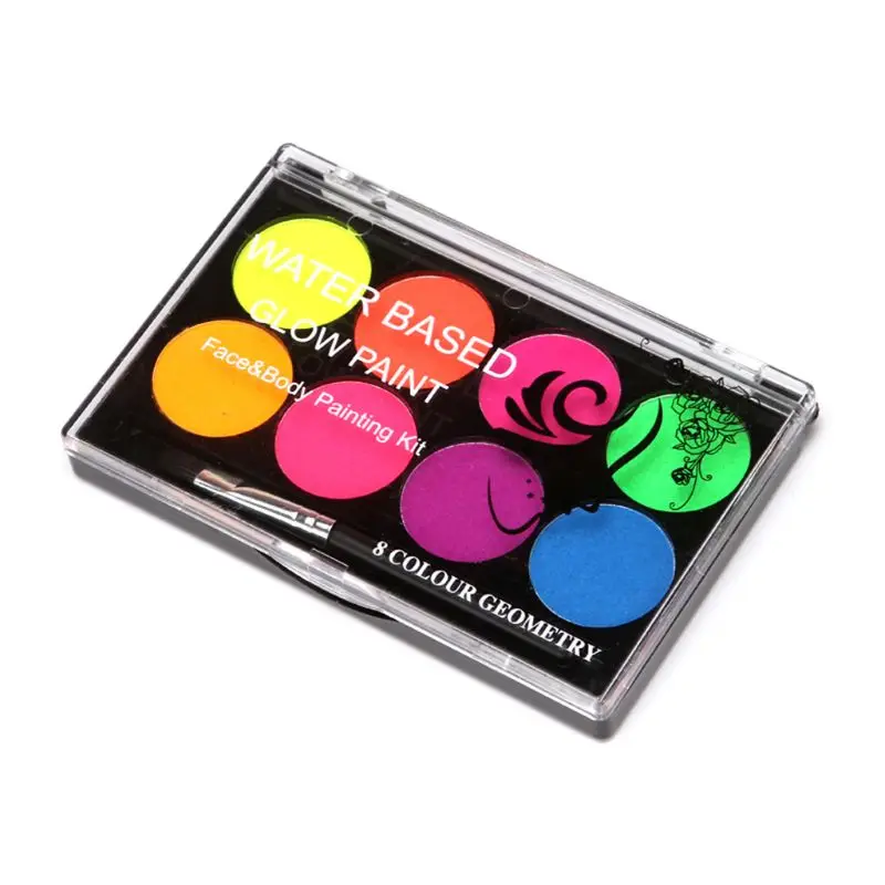 

1 Box Drawing Pigment Water-Soluble Non Toxic Body Paint Makeup Painting Kit K3KB