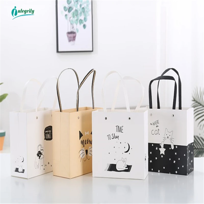 Целостность 5/10 шт. ручной подарочной сумке свадебные подарочные пакеты Мрамор