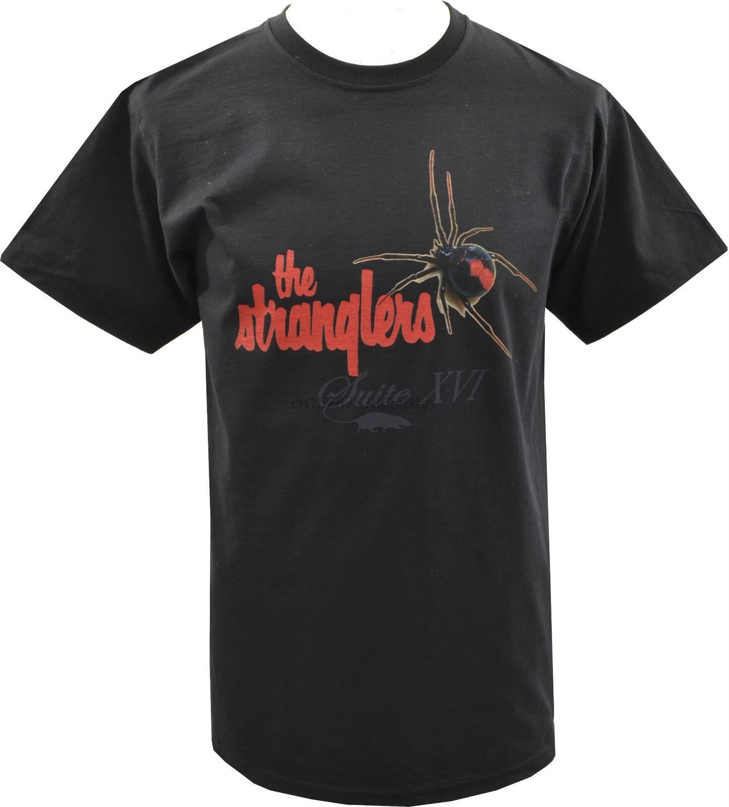 Мужская футболка в стиле панк набор удушителей XVI Черная Вдова паук крыса 1977 рок S