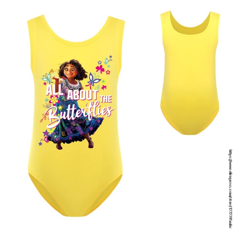 Детский слитный купальник с оборками в стиле Disney | Детская одежда и обувь