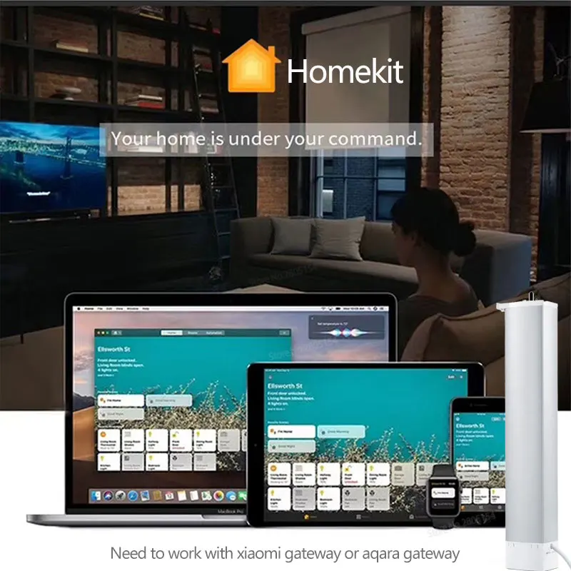 Мотор для штор Aqara Mi Home беспроводной пульт дистанционного управления ZigBee