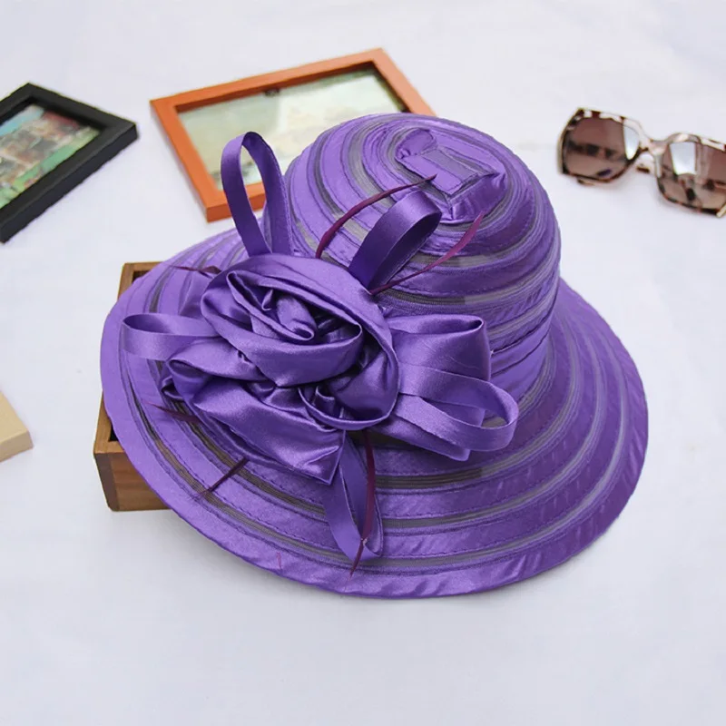 

2021 New Arrival Elegant Church Woman Hats Kentucky Daily Cap Fascinator Bridal Tea Party Wedding Ladies Elegant Fascinator Hat