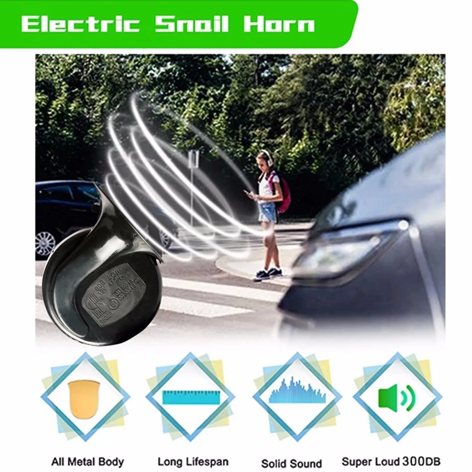 Универсальный громкий автомобильный клаксон 12 В гудок супер поезд для