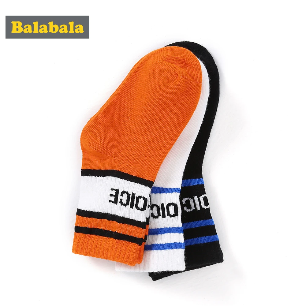 Balabala/детские носки осенние тонкие хлопковые для маленьких мальчиков без пятки