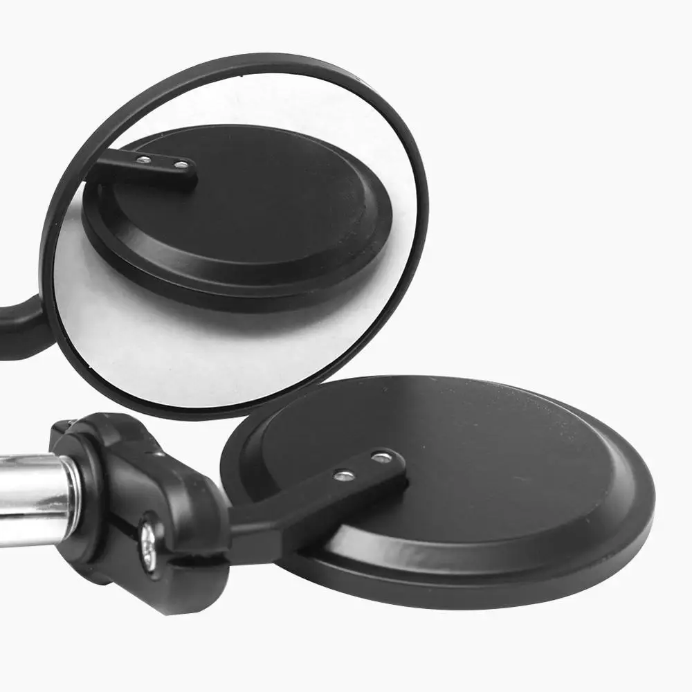 Универсальное мотоциклетное зеркало в стиле ретро складное с черной заготовкой