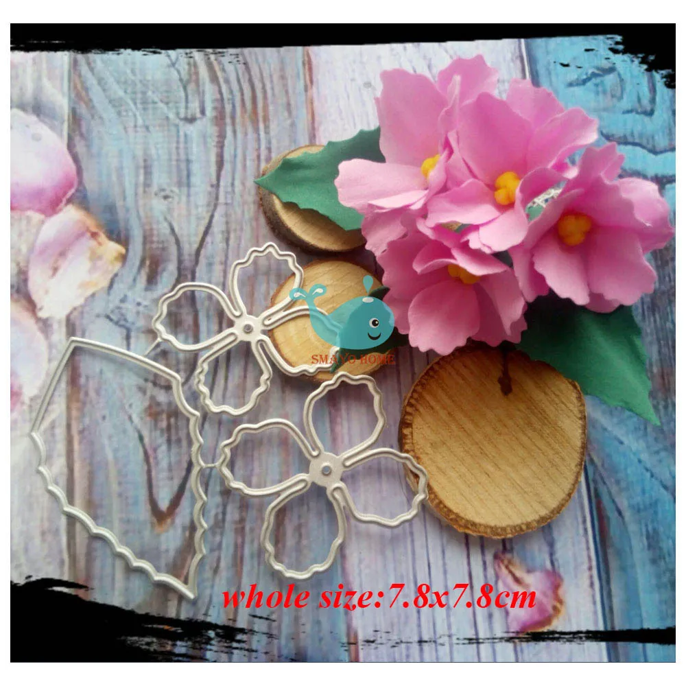3 шт./компл. ремесла металлическая сталь высечка новые лепестки цветов