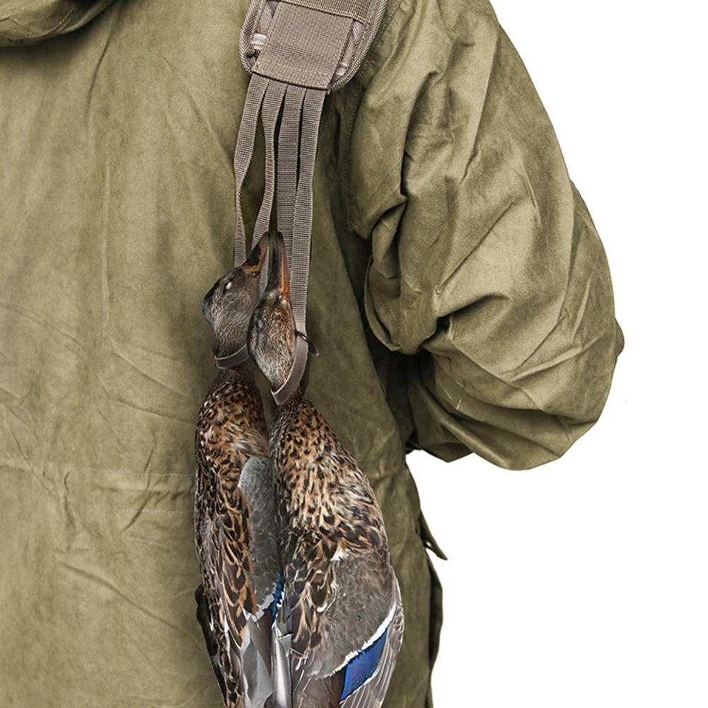 

Hunting Oxford Cloth Bird Duck Strap Hanger Adjustable 8 Loop Bag Camouflage Shooting Hunting Duck Strap Hanger Carrier Belt