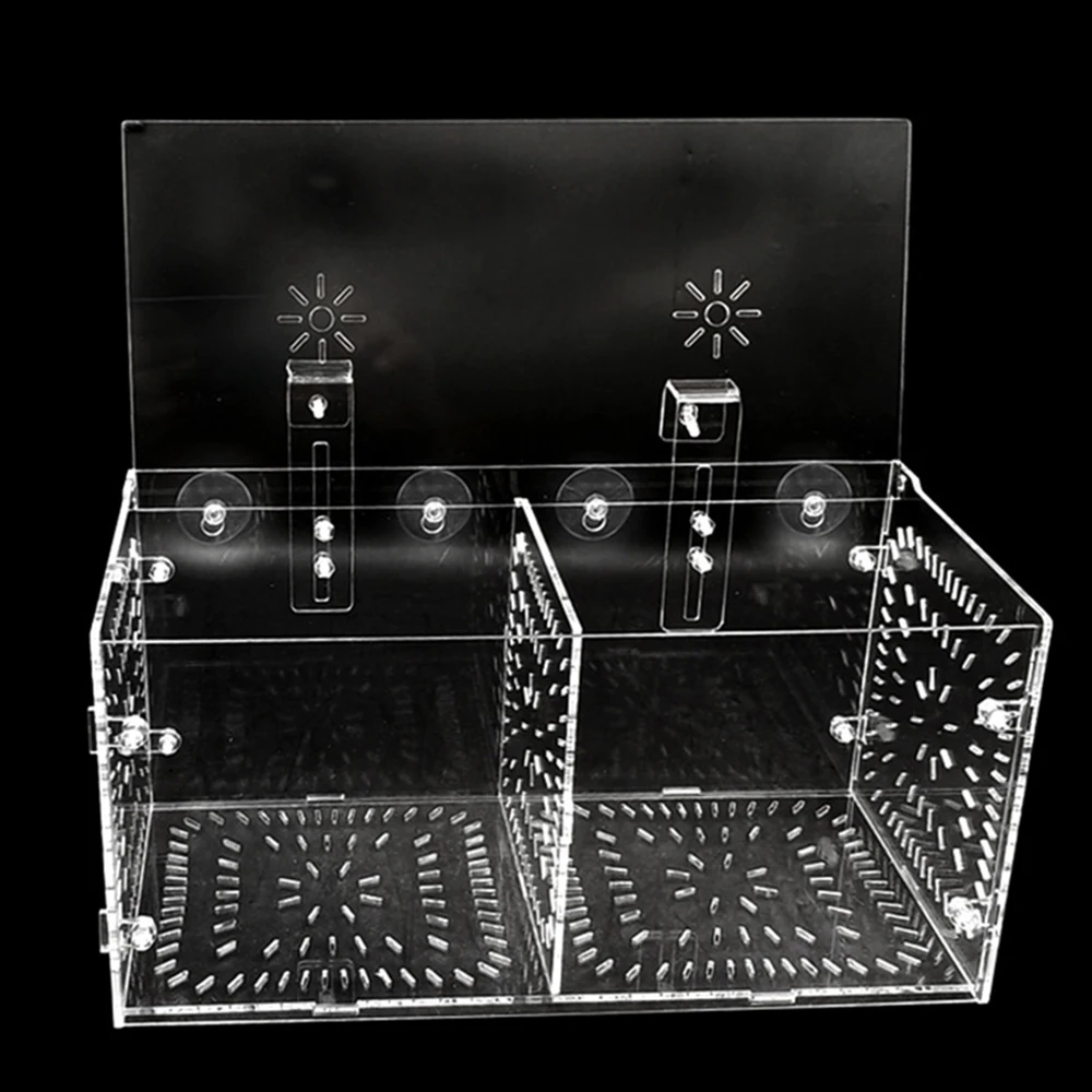 

Factory Custom Fish Aquarium Breeding Tank Acrylic Reptile Feeding Box High Transparency Clear Pet Cages Carriers & Amp Houses