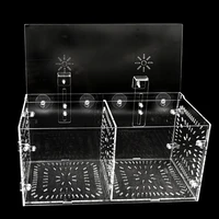 factory custom fish aquarium breeding tank acrylic reptile feeding box high transparency clear pet cages carriers amp houses