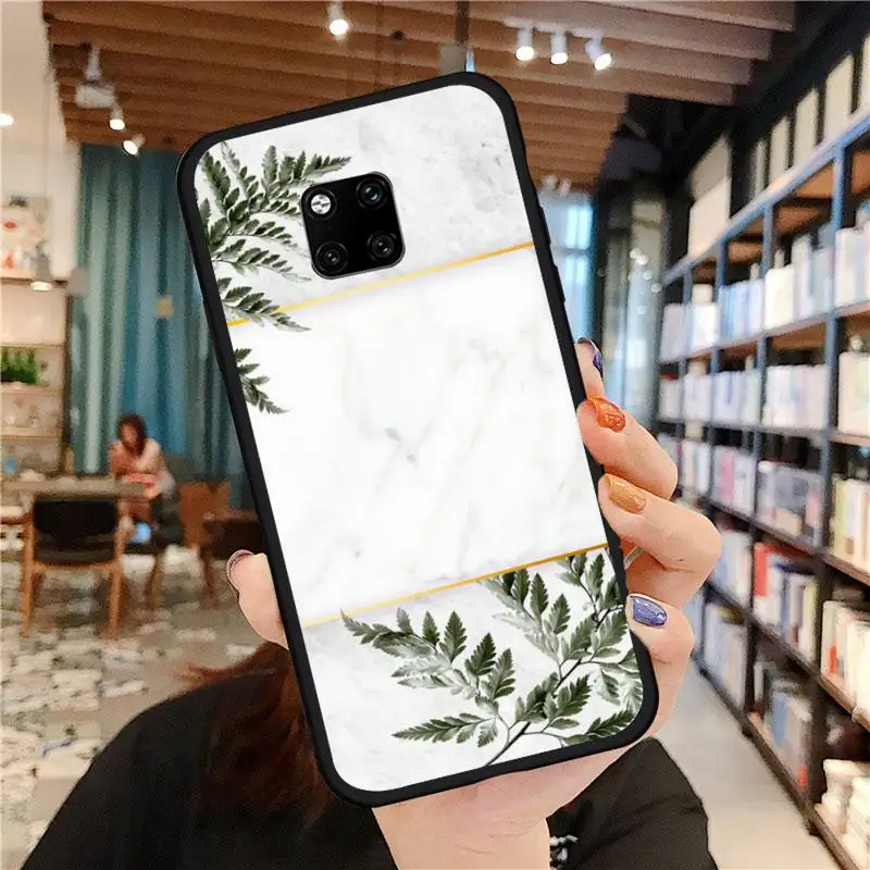 

Gentle marble rose Phone Case For Huawei Mate 9 10 20 Pro lite 20x nova 3e P10 plus P20 Pro Honor10 lite