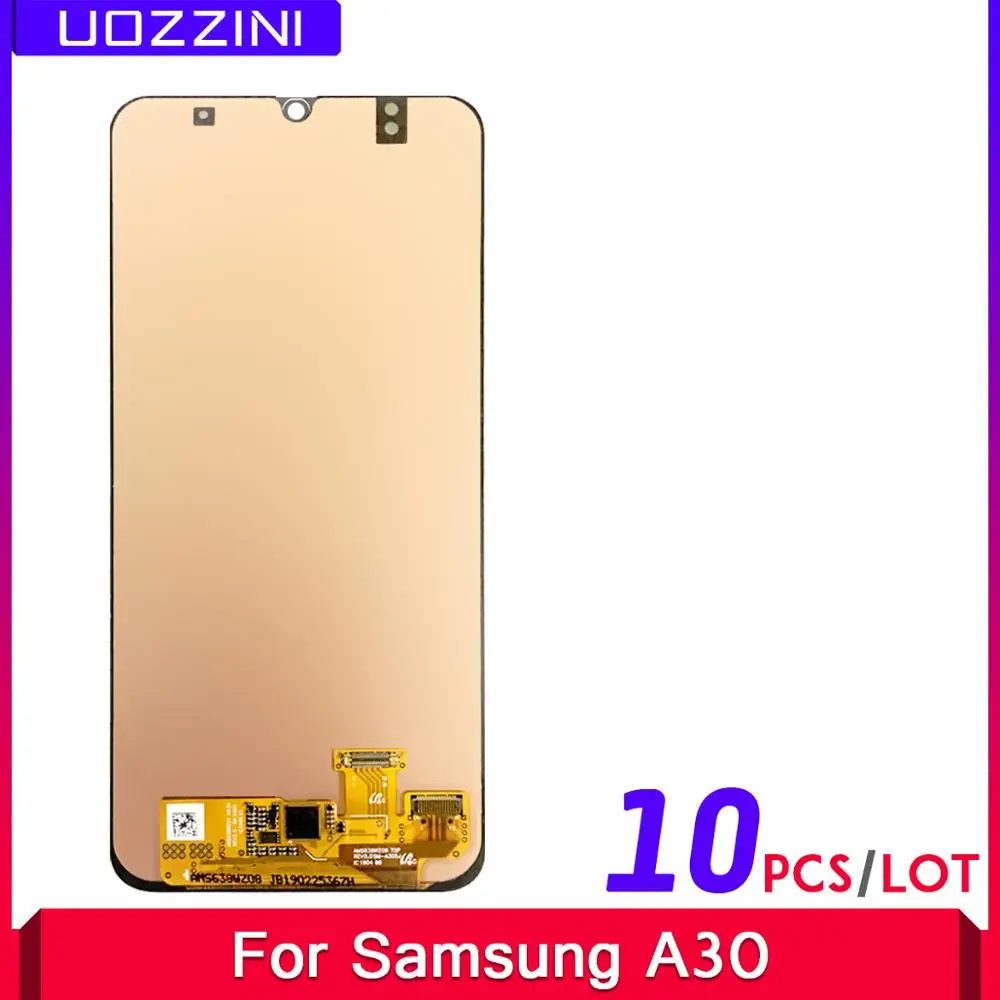 10 шт./лот активно-матричные осид ЖК-дисплей для SAMSUNG GALAXY A30 A305/DS A305F A305FD A305A 100%