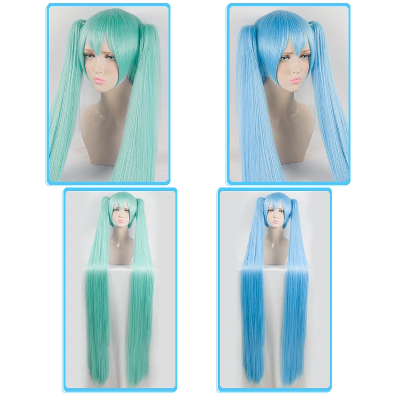 Карнавальный парик AILIADE VOCALOID Хацунэ Мику вечерние парики для Хэллоуина