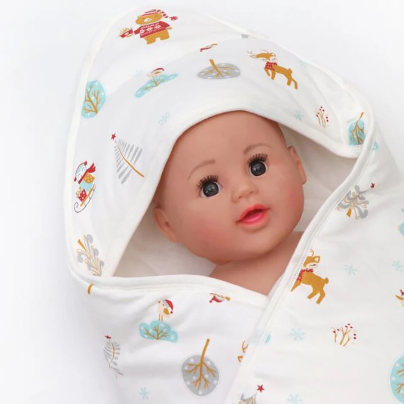 

Newborn Sleeping Bag baby Wrap Swaddle blanket winter for stroller baby Infant Sleepsack cotton Printing YBC010