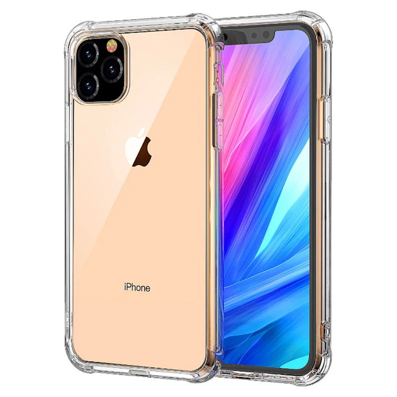 Прозрачный чехол для iPhone Xs Max XR Мягкий противоударный силиконовый X 11 pro max 7 6s 8 Plus