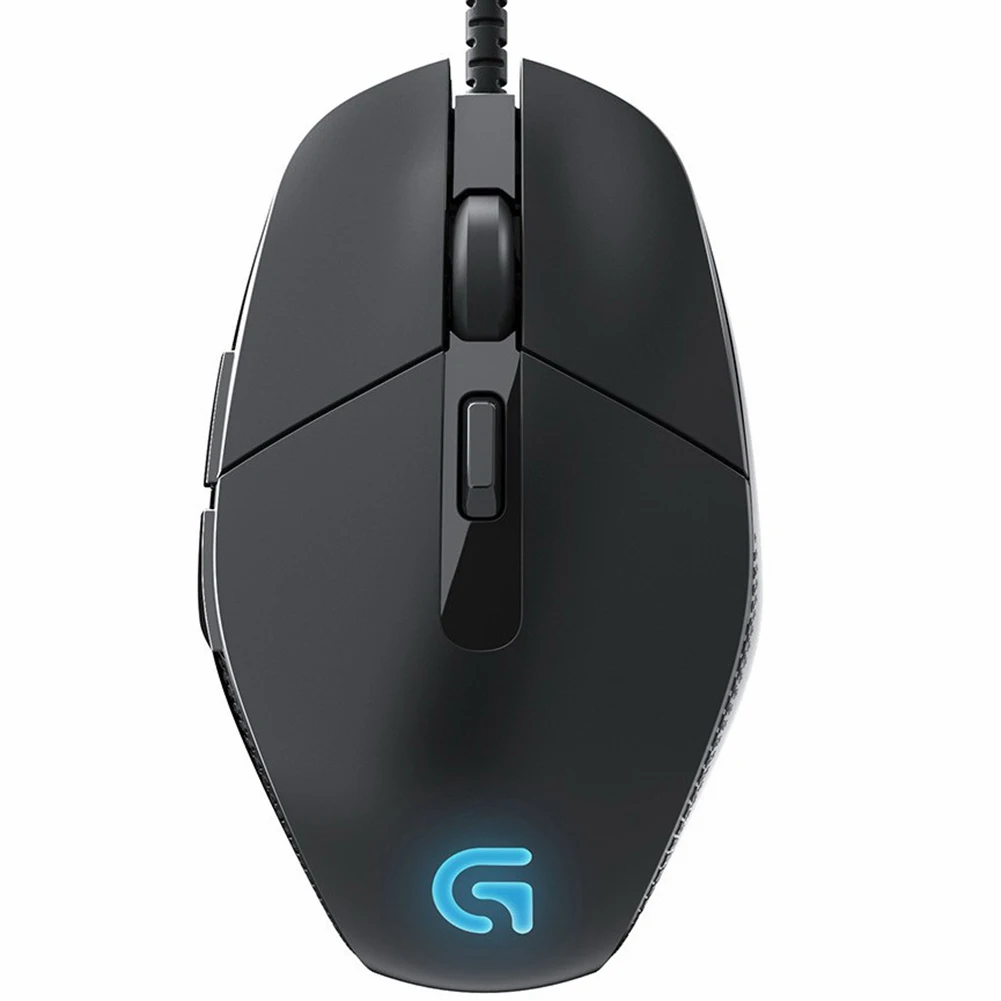 Logitech G302 эргономичная Проводная игровая мышь 6 кнопок 4000 точек/дюйм USB светильник