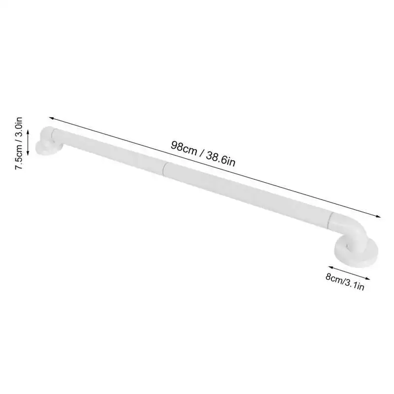 

Anti slip Toilet Grab Bar Bathroom Support Disability Aid Wall Mounted Bath Safety Grip Handle for Handicap Elderly