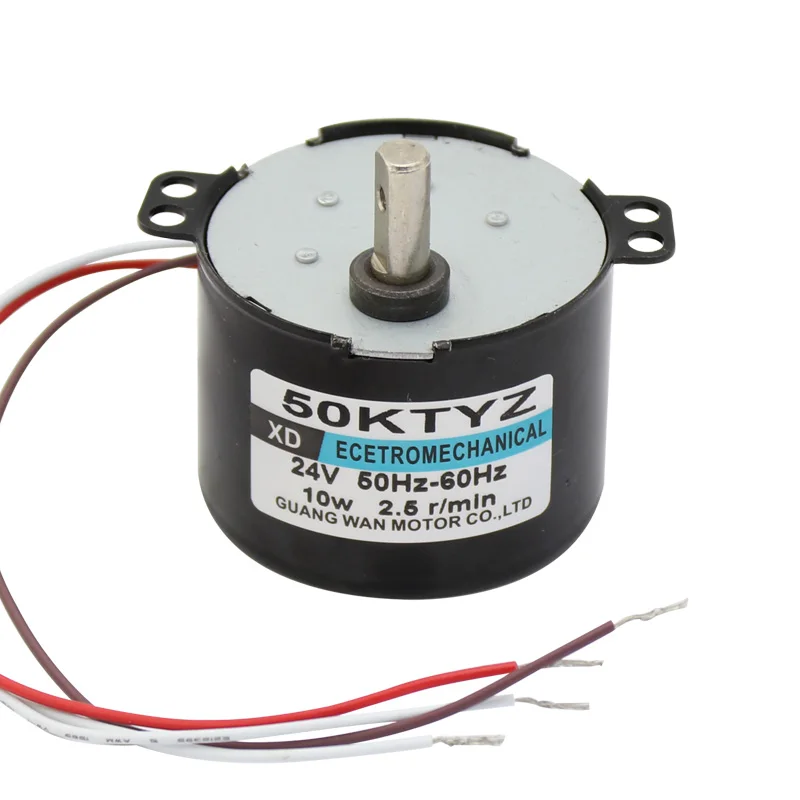 

AC 24V permanent magnet synchronous motor 2.5 rpm slow monitoring PTZ special motor forward and reverse motor
