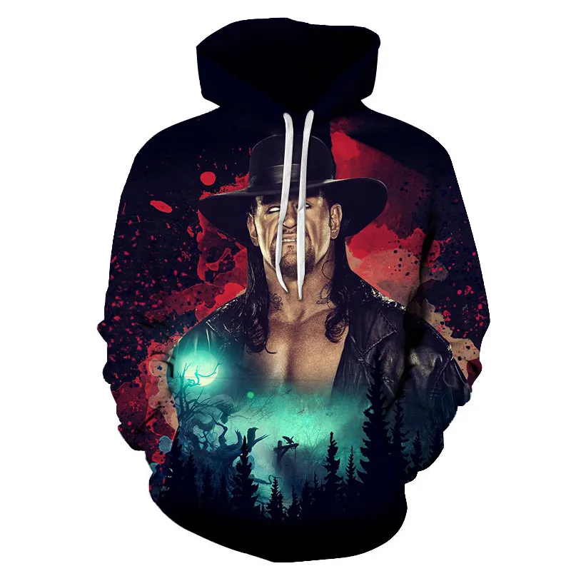 

Autumn Long Sleeve Clothing New Trend Men Sweatshirt Red White Umbrella Graphics Hoodie Unisexual Loose Hooded Pullovers 5XL