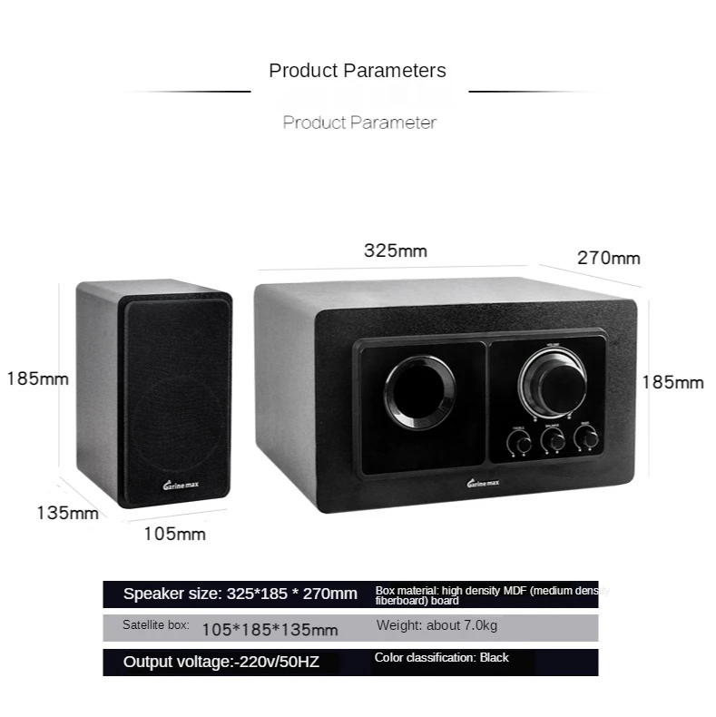 

Hifi Computer Audio Desktop Extra Bass Home Bluetooth Speaker Speaker