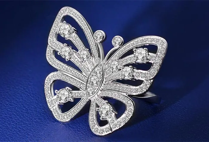 

Designer Fashion 925 Sterling Silver Jewelry 3A Cubic Zirconia Party Ring