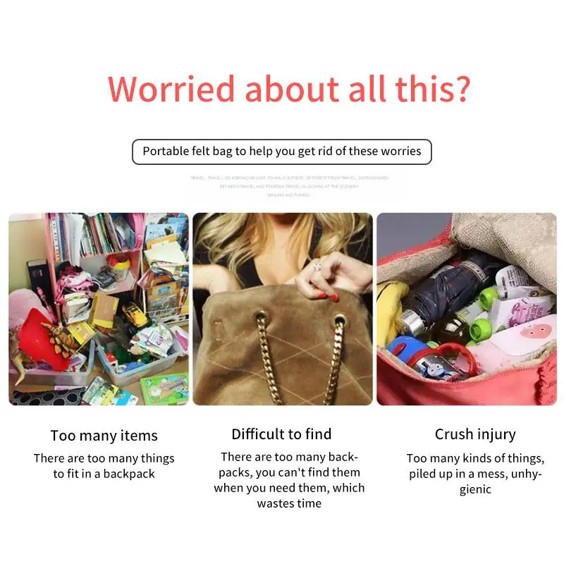 Прикроватная сумка для хранения войлочная кровать Боковая Сумка дивана с