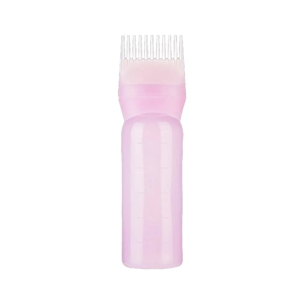 

120ml Hair Dye Bottles Applicator Comb Brush Dispenser Kit Scale Squeeze Bottle Hair Solon Home Coloring Dyeing Use 2018 new