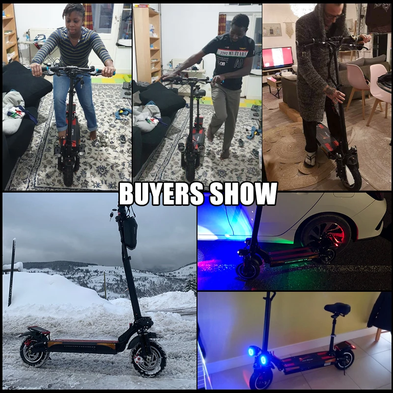 

Dual Motor Electric Scooter Max Speed 60km/h E Scooter 48V 2000W Max Mileage 80km 10inch Wheel Folding Adult patinete eltrico