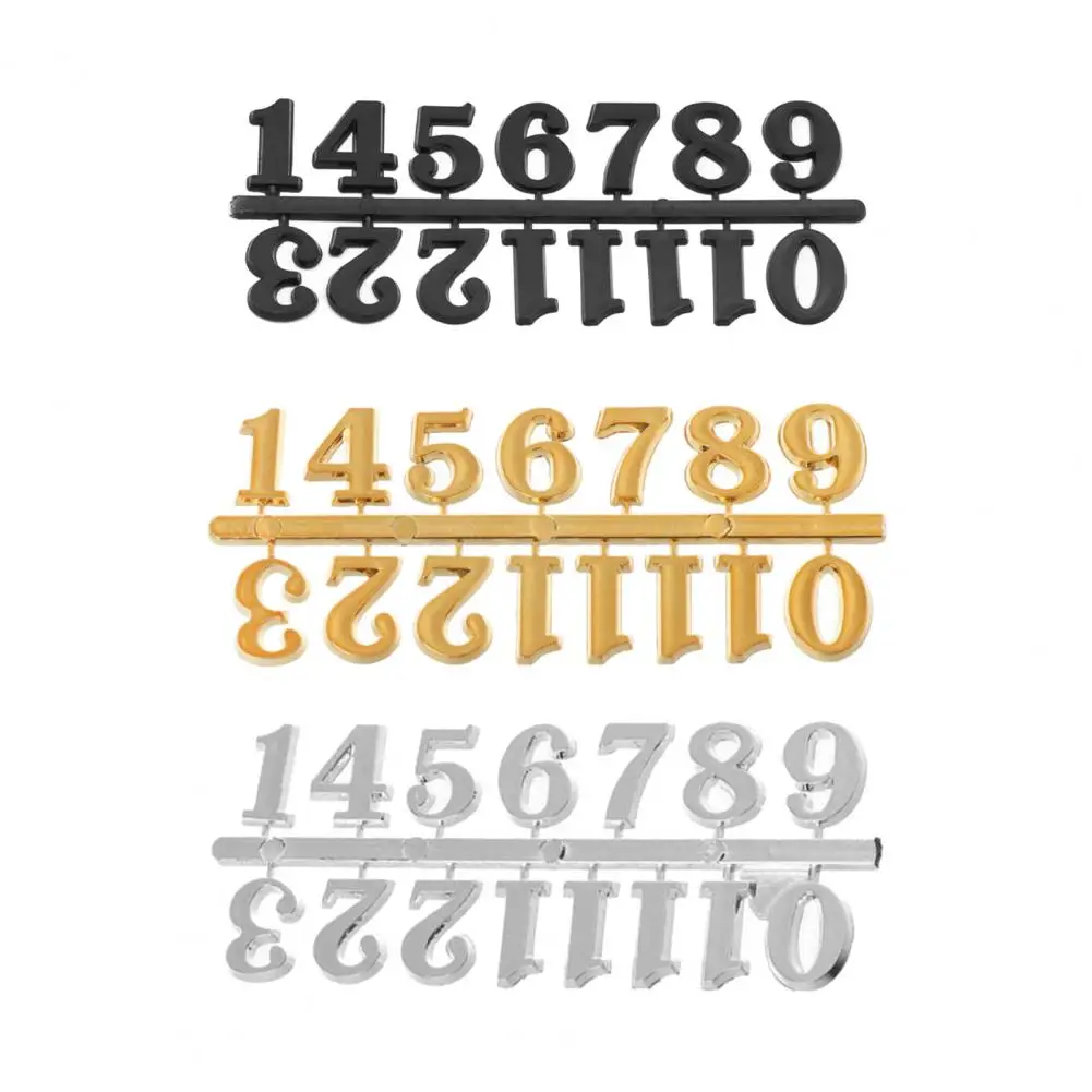 12 шт./компл. часы с цифрами простота сборки сменные однотонные кварцевые сделай