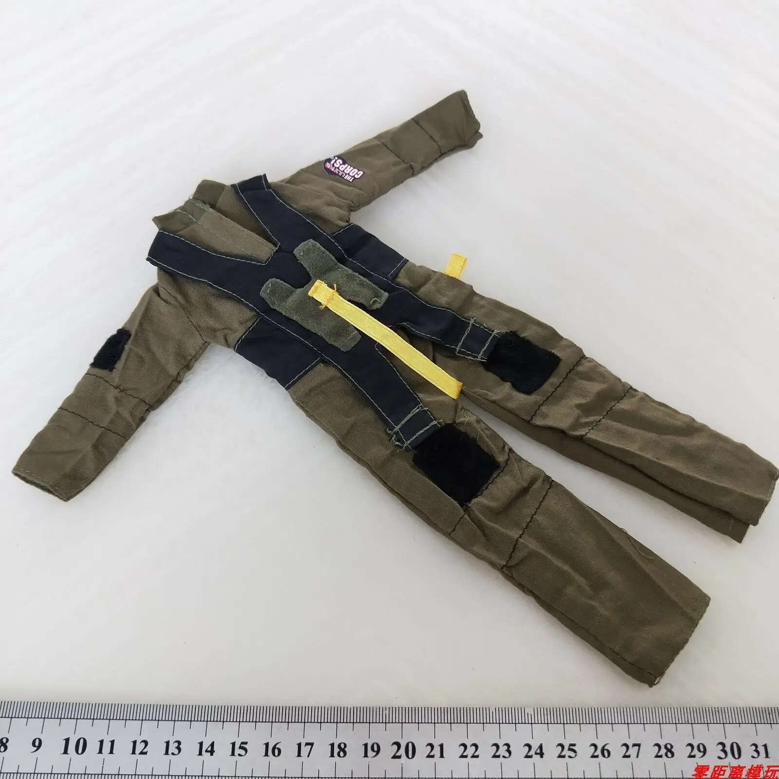 

1:6th Soldier Parts Pilot Uniform Soldier Jumpsuit Model For 12" Figure Doll