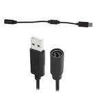 2 шт. шнур-переходник для ПК для Microsoft Xbox 360 проводной контроллер геймпад USB Удлинительный кабель для Xbox 360