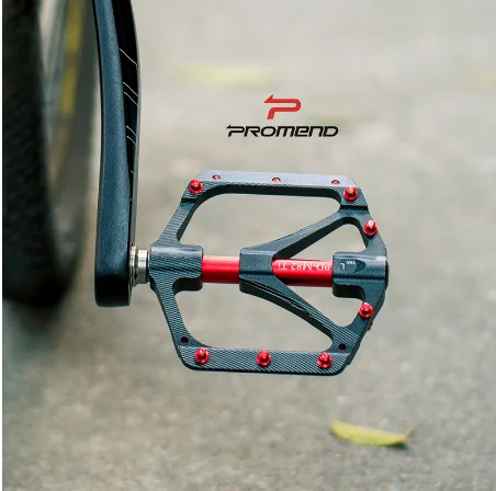 Ульсветильник легкие велосипедные педали 251 г Ti Axle из магниевого сплава с ЧПУ