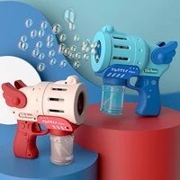 exciting gun shape bubble machine electric automatic indoor outdoor bubble machine maker reward children birthday gifts kids toy