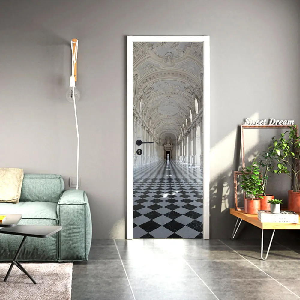 77x200 см дверные наклейки самоклеящаяся виниловая пленка домашний декор сделай