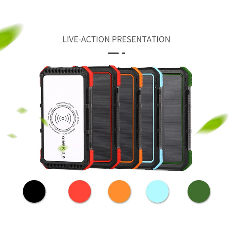 

Camping New Powerbank Camping Solar Portable Wireless Charging Power Supply Charging Treasure Tent Camping Light Led Lantern