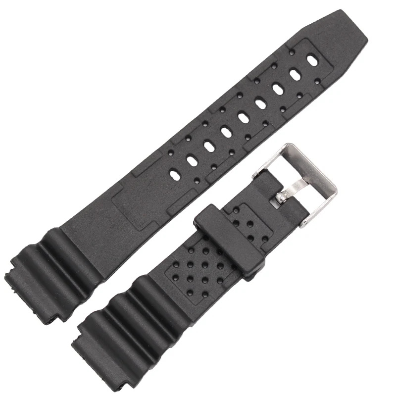 18mm 20mm 22mm Watchbands Silicone Rubber Watch Band For Casio Replace Electronic Wrist Watch Band Watch Sports Straps