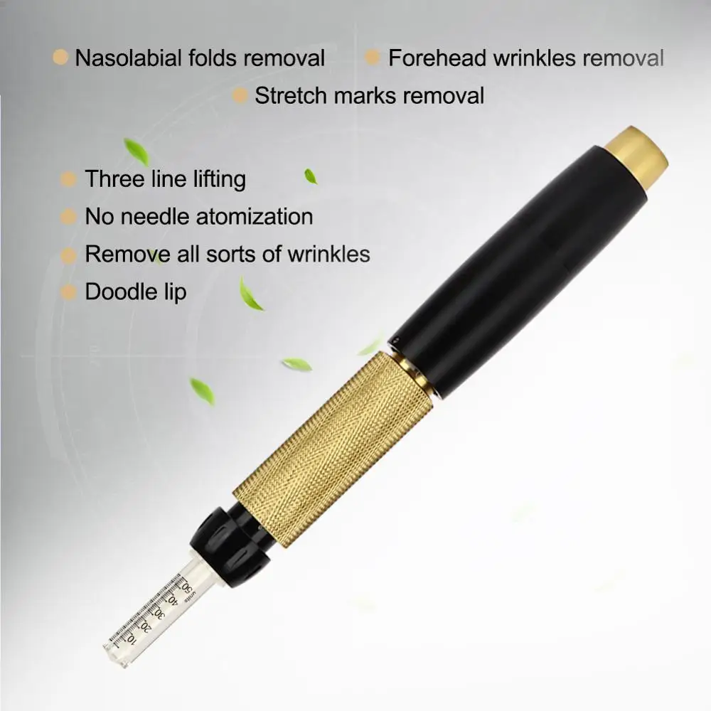 

Professional Needle-free Hyaluronic Acid Micro-injector Set Anti-Wrinkle Antiaging Skin Rejuvenation Beauty Injection Pen Supply