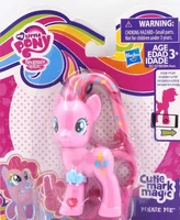 hasbro my little pony ribbon cute logo long hair rainbow series pinkie pie model toy gift