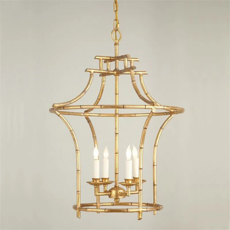 Американский Ретро подвесной светильник восковая свеча стиль ресторан коридор