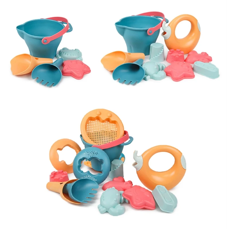 

Baby Beach Game Toys for Kids 5-14 Pieces Summer Sand Water Game Play Cart